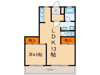 間取図 YKハイツ高丸