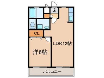 間取図 YKハイツ高丸