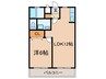 YKハイツ高丸 1LDKの間取り