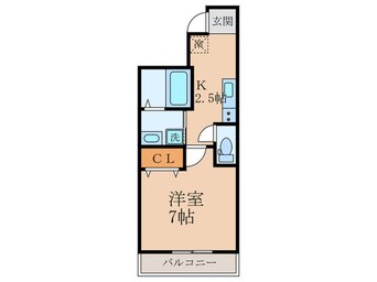 間取図 フジパレス弥刀駅北Ⅱ番館