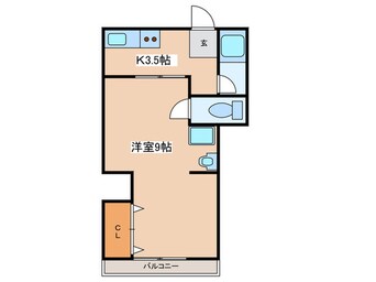 間取図 ＧＳ阿倍野（２０１）