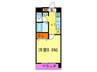 ハウスセゾン四条通 1Kの間取り