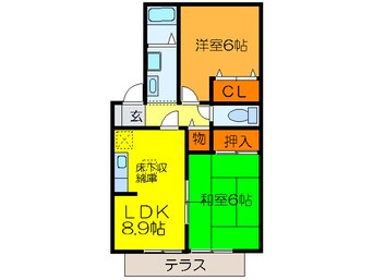 間取図 セジュール山の手