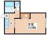 ＧＳ阿倍野２０２ 1Kの間取り