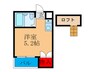 コロル淡路 1Rの間取り