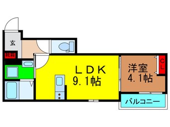 間取図 クレアトゥール香里園