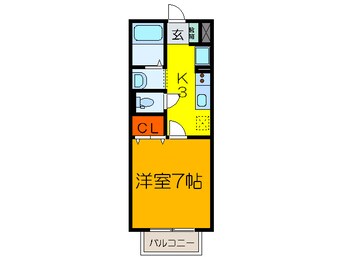 間取図 クリエ西山本