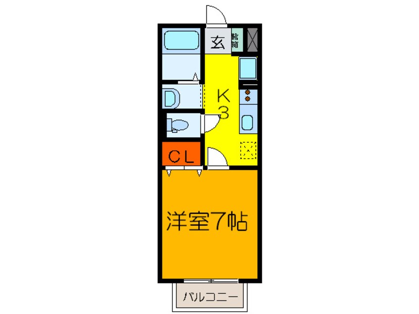 間取図 クリエ西山本