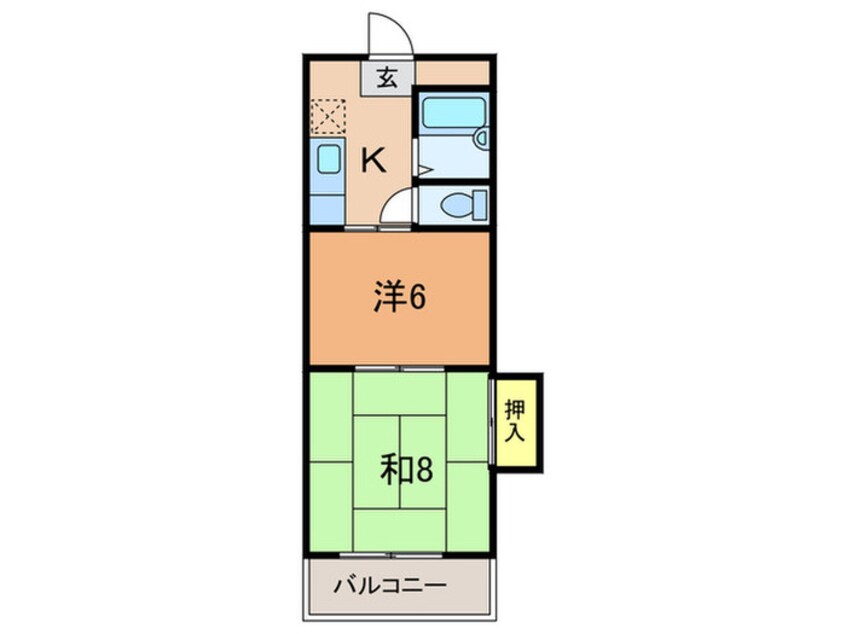 間取図 グリ－ンビラ西代