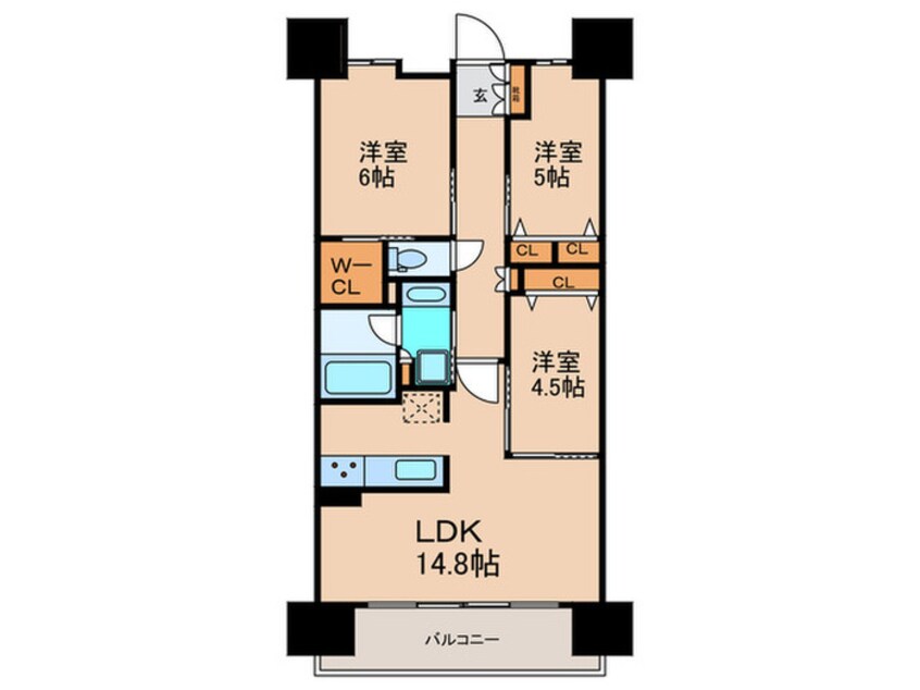 間取図 ハルモシティ（２１２）