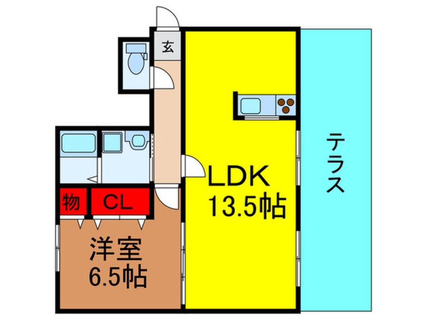 間取図 ゼフィランサス