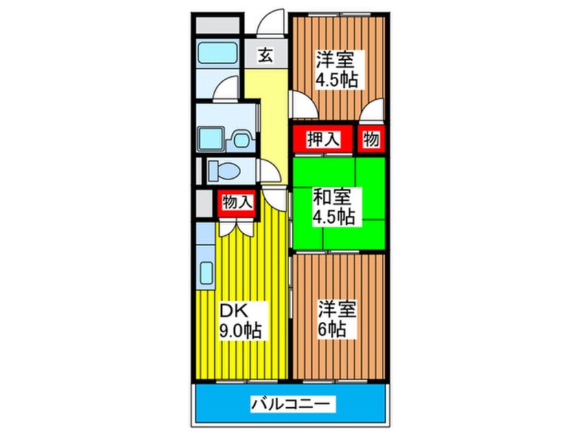 間取図 レジデンス赤井
