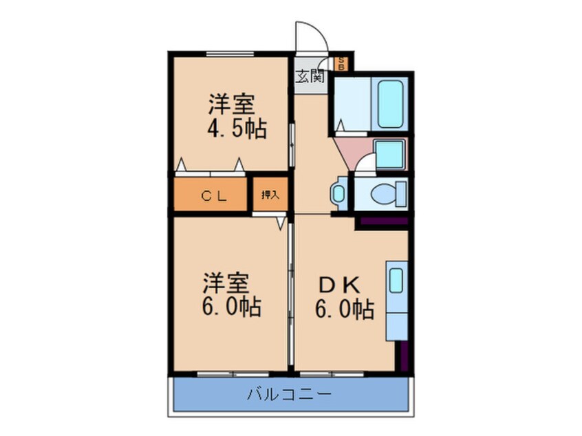 間取図 増田マンション