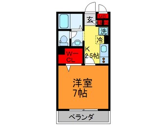 間取図 セジュ－ルオッツ八戸ノ里