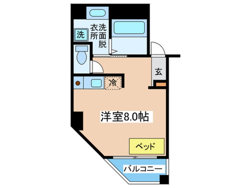 間取図 リバパレス靭公園