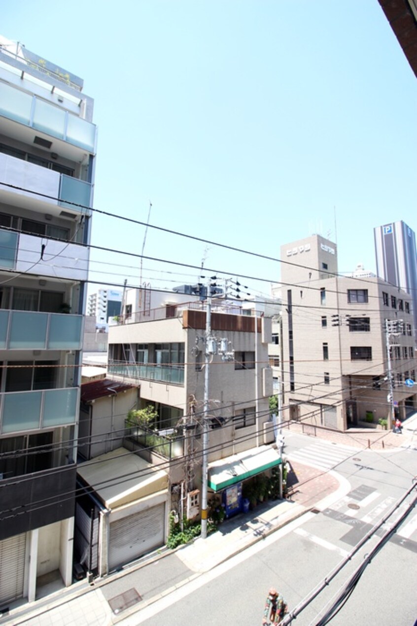 室内からの展望 リバパレス靭公園