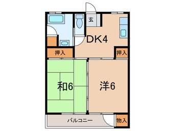 間取図 王居殿公社ビル(343)