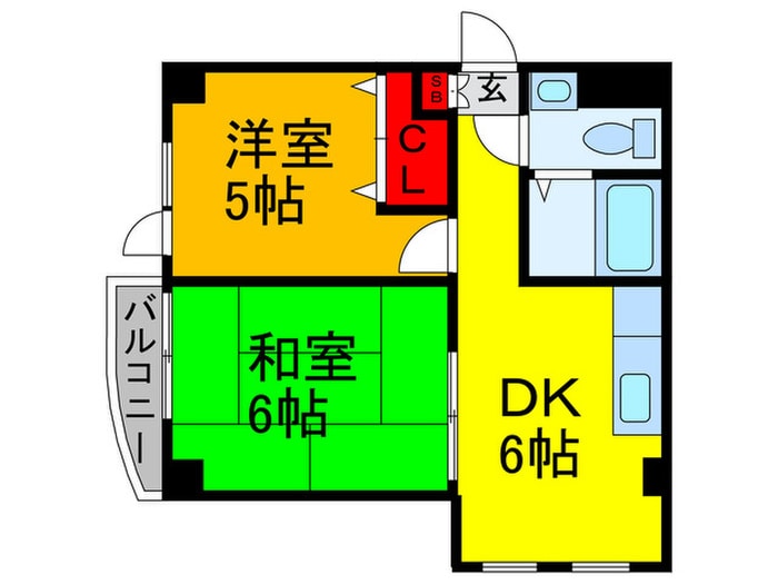 間取り図 河内ハイツ