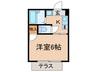 ルネッサンスなつか 1Kの間取り