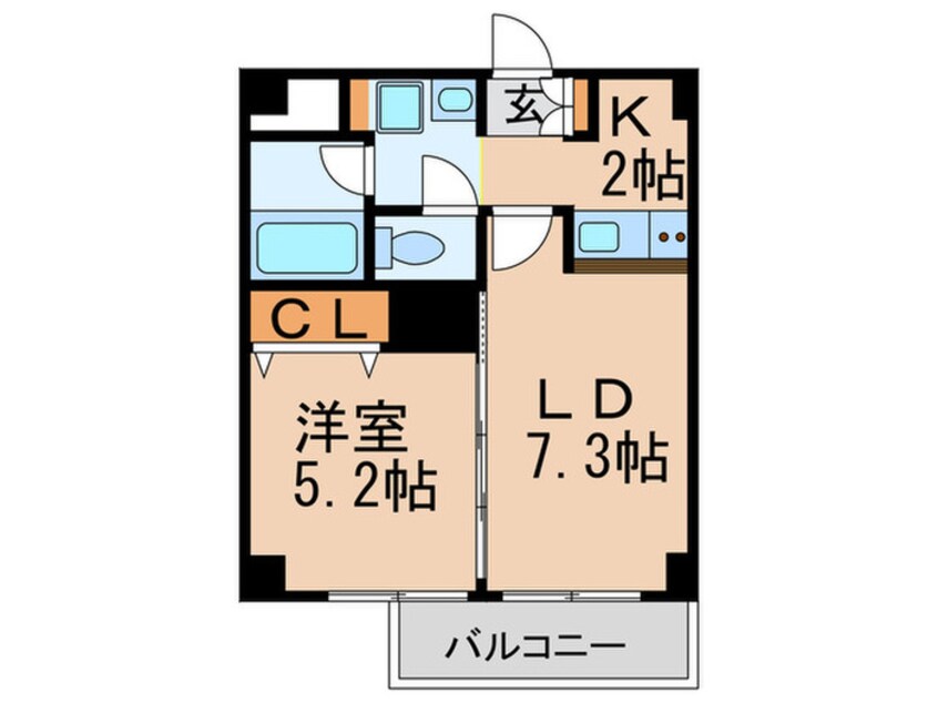 間取図 コーポラス南住吉