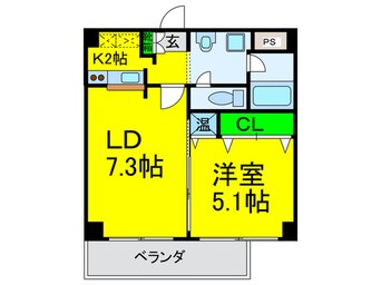 間取図 コーポラス南住吉