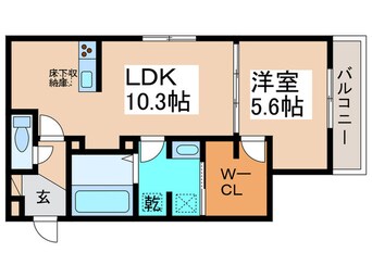 間取図 トリシア北巽