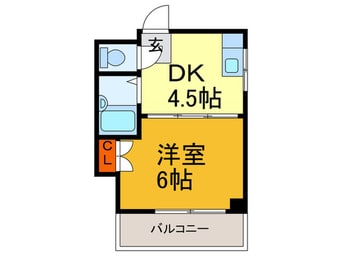 間取図 ドミ－ル深江橋