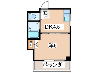 間取図 ドミ－ル深江橋