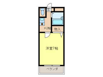 間取図 サザンベル岸和田