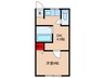 加茂の荘 1DKの間取り