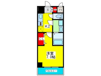 間取図 グランル－ジュ中之島南