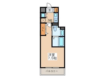 間取図 グランル－ジュ中之島南