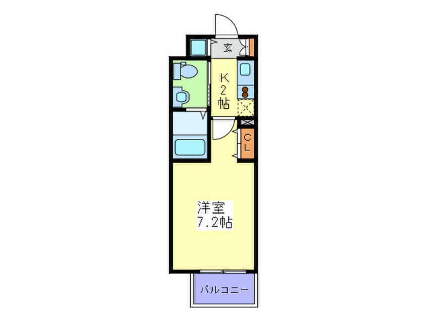 間取図 グランル－ジュ中之島南