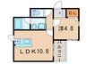 大屋館 1LDKの間取り