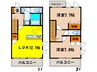 レアル 2LDKの間取り