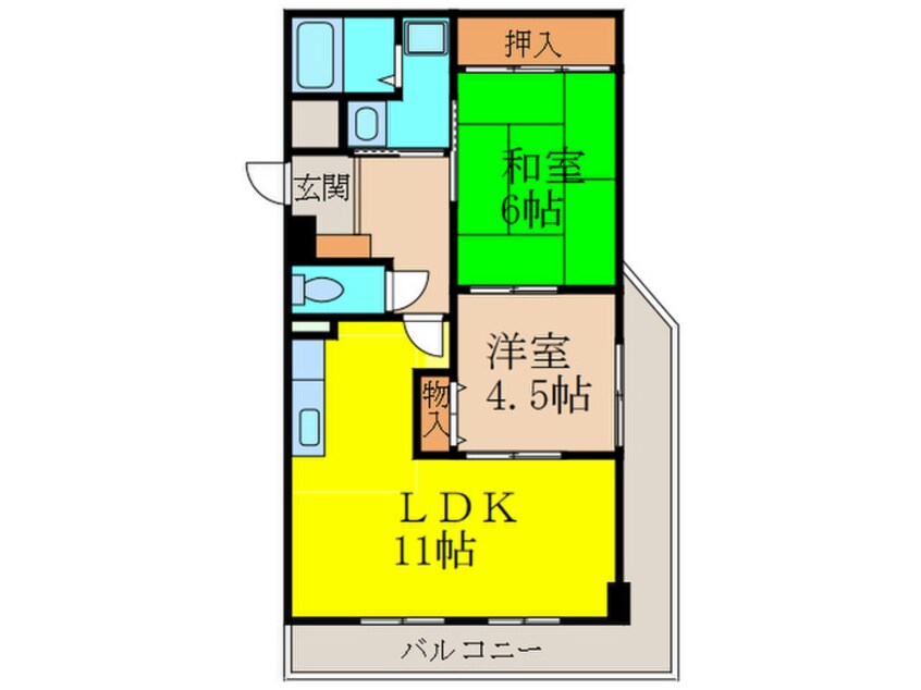 間取図 カサフィレンツェ