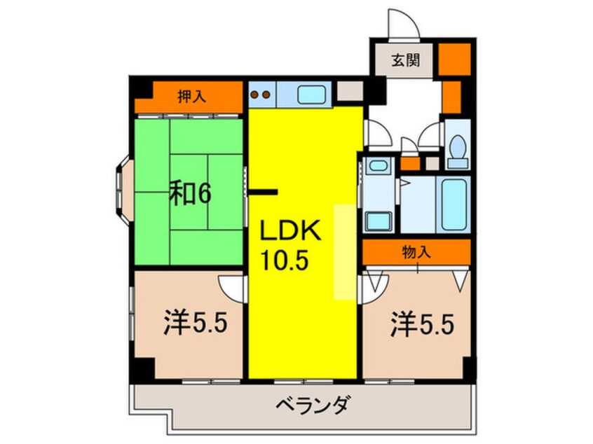 間取図 カサフィレンツェ