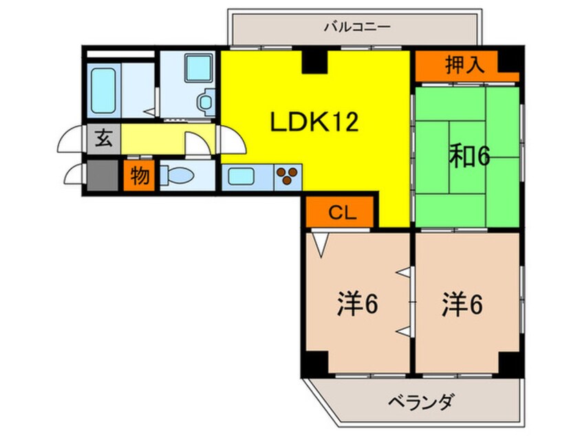 間取図 カサフィレンツェ