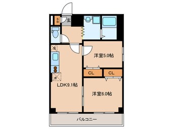 間取図 ト－ア・ドム－ル