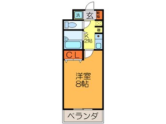 間取図 小阪パ－ム・コ－ト