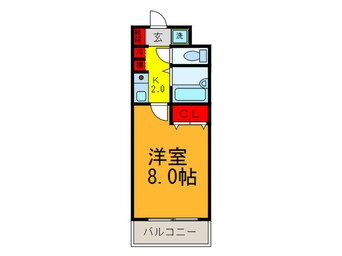 間取図 小阪パ－ム・コ－ト