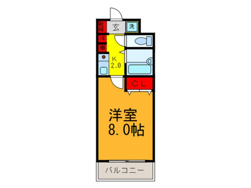 間取図 小阪パ－ム・コ－ト