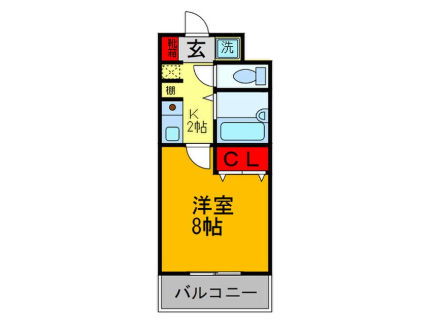 間取図 小阪パ－ム・コ－ト