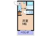 ラグジェリア都島Ⅰ 1Kの間取り