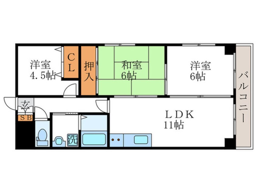 間取図 シベ－ル