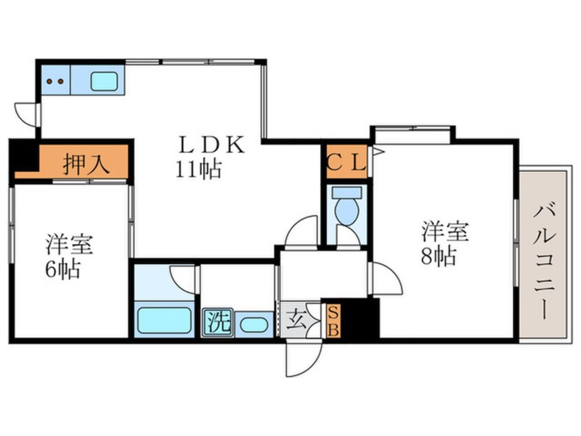 間取図 シベ－ル