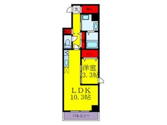 間取図 クレイン・レジデンス