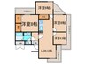 ユニライフ甲子園（403） 4LDKの間取り