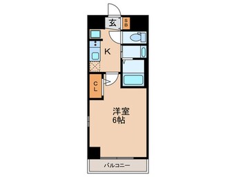 間取図 エステムコート神戸湊町(908)