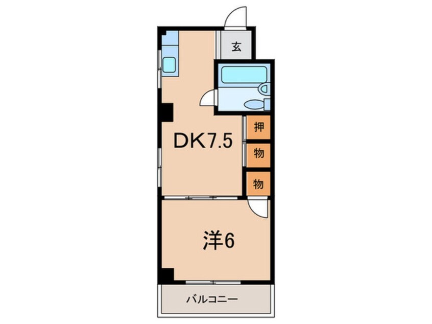 間取図 ヴィラ本山Ⅱ